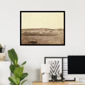 Custer City SD 1891 Poster (Heimbüro)