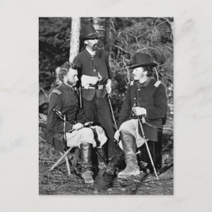 Custer & Freunde, 1860er Postkarte