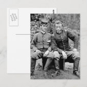 Custer & Gefangener, 1862 Postkarte (Vorne/Hinten)