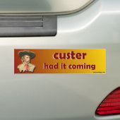 custer hatte es zu kommen autoaufkleber (Auf Auto)