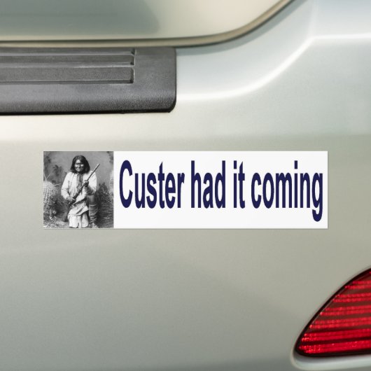 custer hatte es zu kommen autoaufkleber (Auf Auto)