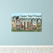 Custer Nat'l Forest, Montana Leinwanddruck (Insitu (Holzboden))