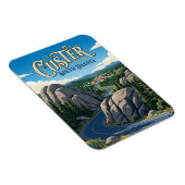 Custer South Dakota Magnet (Rechte Seite)