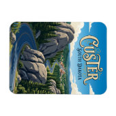 Custer South Dakota Magnet (Horizontal)