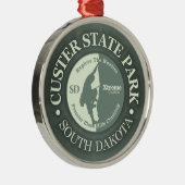 Custer Staat Park (CLB) Ornament Aus Metall (Rechts)