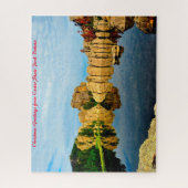 Custer Staat Park Dakota. Weihnachtsgrüße Puzzle (Vertikal)