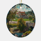 Custer Staat Park Game Lodge Keramikornament (Links)