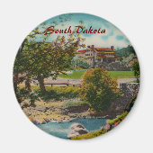 Custer Staat Park Game Lodge Magnet (Vorne)