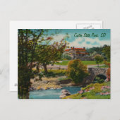 Custer Staat Park Game Lodge Postcard Postkarte (Vorne/Hinten)
