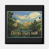 Custer Staat Park Magnet (Vorne)