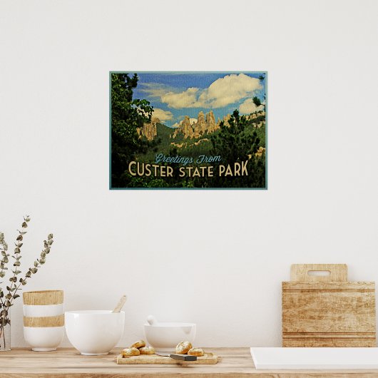 Custer Staat Park Poster (Küche)