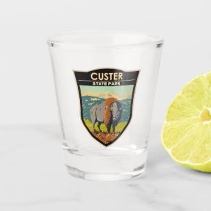 Custer Staat Park South Dakota American Bison Schnapsglas