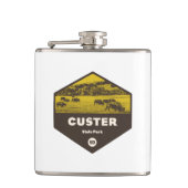 Custer Staat Park South Dakota Flachmann (Vorderseite)