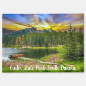 Custer Staat Park South Dakota Magnet (Vorderseite)