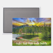 Custer Staat Park South Dakota Magnet (Vorderseite/Rückseite)