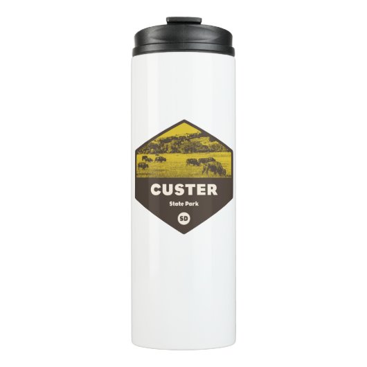 Custer Staat Park South Dakota Thermosbecher (Vorderseite)