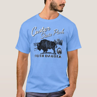 Custer Staats-Park-Büffel-T-Shirt T-Shirt
