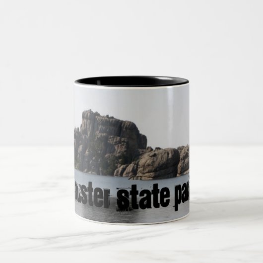 Custer Staats-Park-Tasse Zweifarbige Tasse (Mittel)