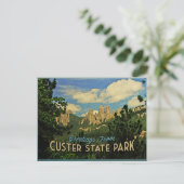 Custer State Park Postkarte (Stehend Vorderseite)