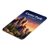 Custer State Park South Dakota Magnet (Linke Seite)