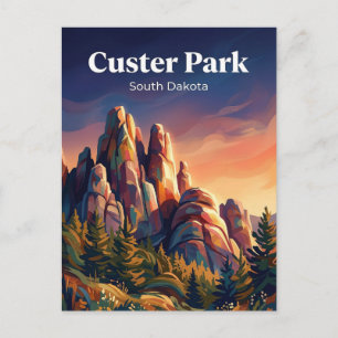 Custer State Park South Dakota Postkarte