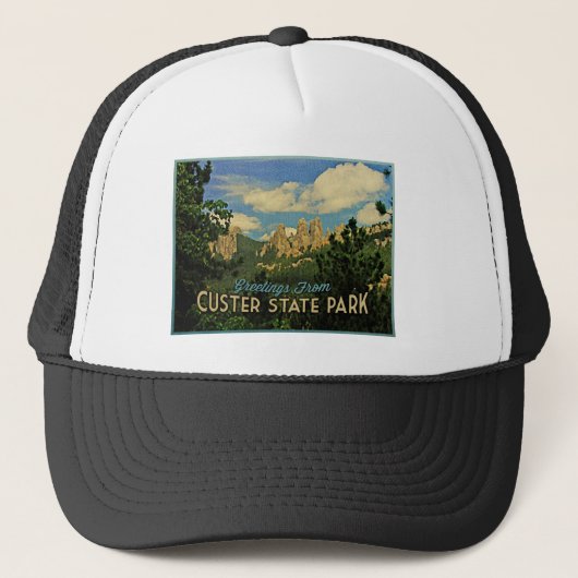 Custer State Park Truckerkappe (Vorderseite)
