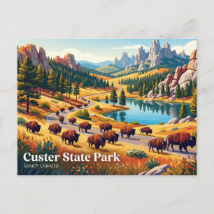 Custer State Park USA Postkarte