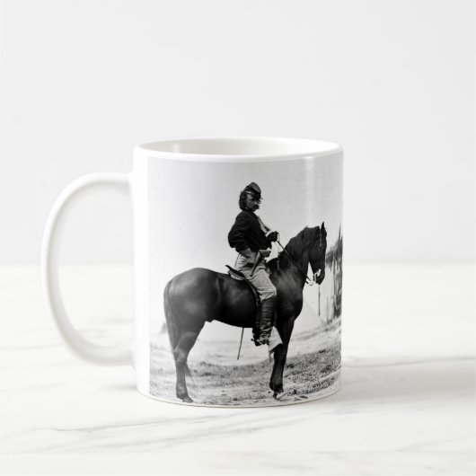 Custer und Pleasanton Kaffeetasse (Links)
