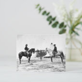 Custer und Pleasanton Postkarte (Stehend Vorderseite)