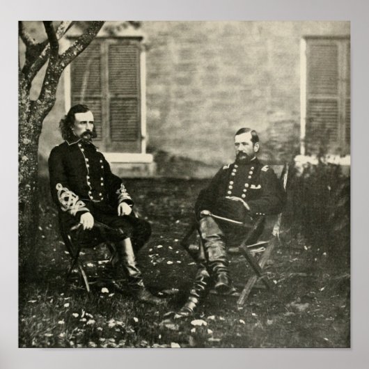 Custer und Pleasonton Poster (Vorne)