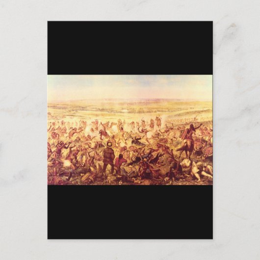 Custers letzter Kampf', unbekannt_Art of America Postkarte (Vorderseite)