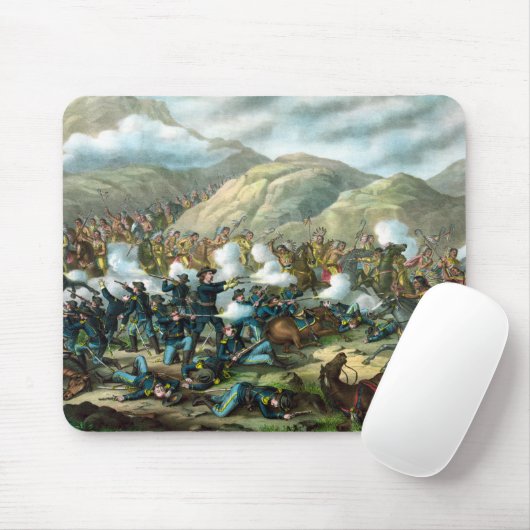 Custers letzter Stand Mousepad (Mit Mouse)