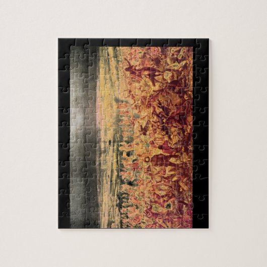 Custers letztes Fight', Unknown_Art von Amerika Puzzle (Vertikal)