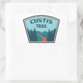 Custis Trail Rechteckiger Aufkleber (Tasche)