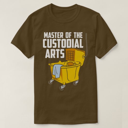 Custodian School Custodian Janitor Funny Housekeep T-Shirt (Design vorne)