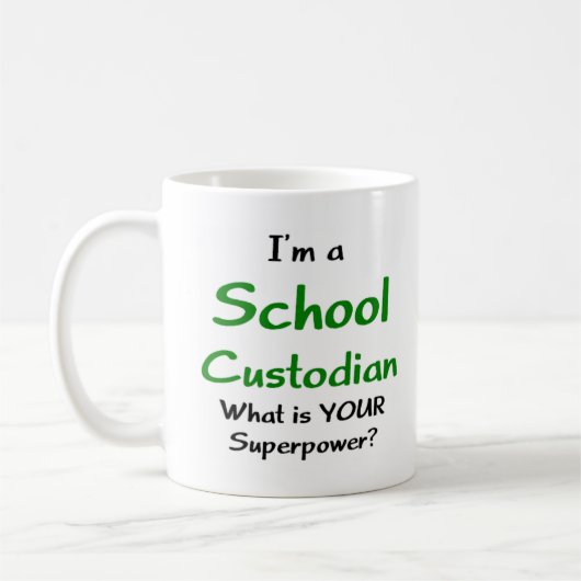 custodian school kaffeetasse (Links)