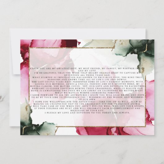 Custom3 Christine Vows Sage Pink Abstrakt (Vorderseite)