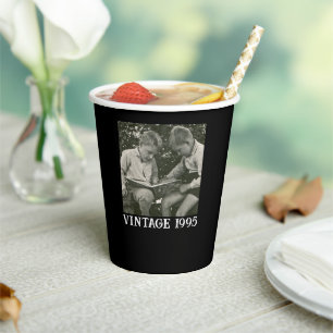 Custom 10. 20. 30. 40. 50. 60 Geburtstagsparty Pappbecher