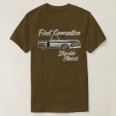 Custom 10 Classic C10 Truck Erste Generation T-Shirt (Design vorne)