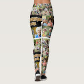 Custom 10 Foto Collage Leggings (Rückseite)