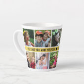 Custom 10 Foto Collage Wir Liebe Sie Tante Milchtasse (Linke Ecke)