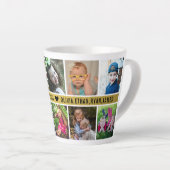 Custom 10 Foto Collage Wir Liebe Sie Tante Milchtasse (Rechte Ecke)