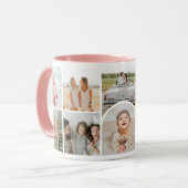 Custom 10 Fotos Collage Arch, Niedlich modern und  Tasse (Vorderseite Links)