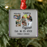 Custom 10. Hochzeitstag 11 Foto Collage Ornament Aus Metall<br><div class="desc">Maßgeschneiderter 10. Hochzeitstag 11 Foto Collage. Personalisieren Sie diesen zehnjährigen Hochzeitstag mit Ihren Fotos und dem Namen Ihres Soul-Partner.</div>