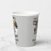 Custom 10. Hochzeitstag 11 Foto Collage Pappbecher (Rechts)