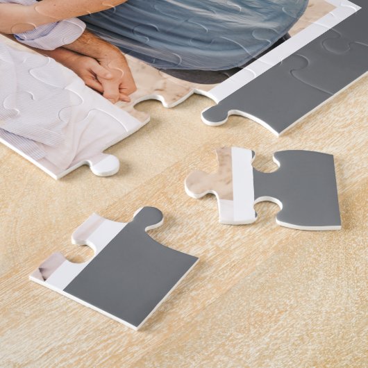 Custom 10. Wedding Anniversary Foto Collage Puzzle (Seite)