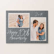 Custom 10. Wedding Anniversary Foto Collage