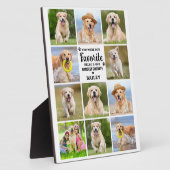 Custom 11 Foto Collage Beileid Pet Memorial Fotoplatte (Seite)