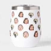 Custom 11 oz Funny Baby Kids Family Face 3 Photos (Vorderseite)