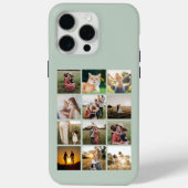 Custom 12 Foto Collage Case-Mate iPhone Hülle (Rückseite)